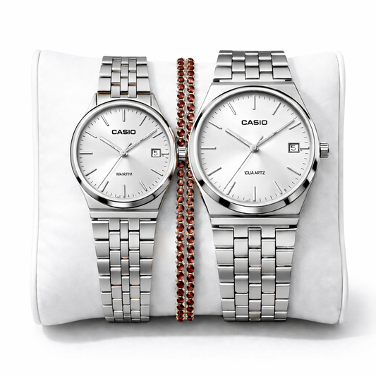 CASIO RETRO Çift - Beyaz