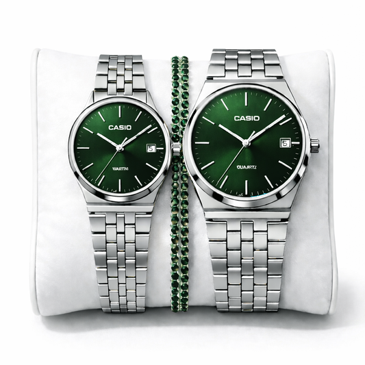 CASIO RETRO Çift - Yeşil