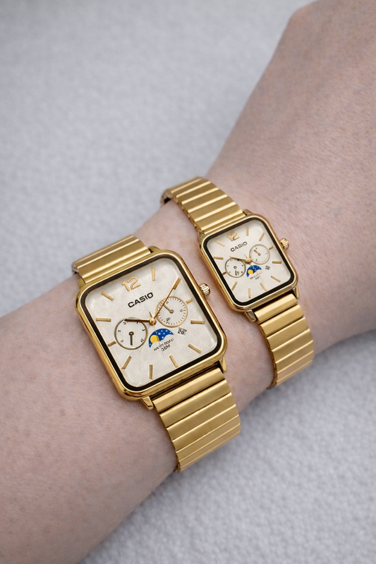 Beyaz Casıo Moon - Çiftler için